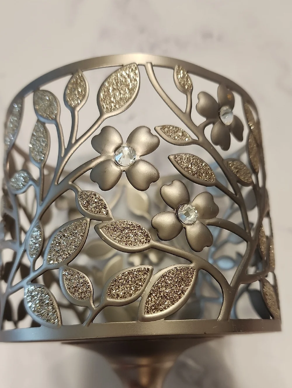 Bath & Body Works  Metallic Candle Holders Set - Elegant Home Accents
